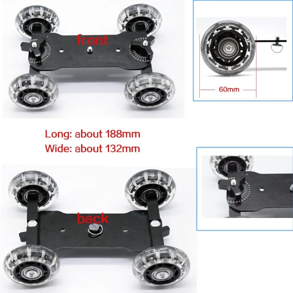 Adjustable Tabletop Camera Dolly