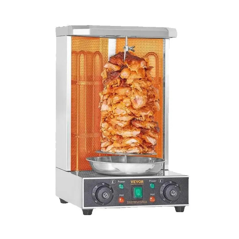 Electric Shawarma Grill Machine 13.7lb Vertical Rotisserie Cooker