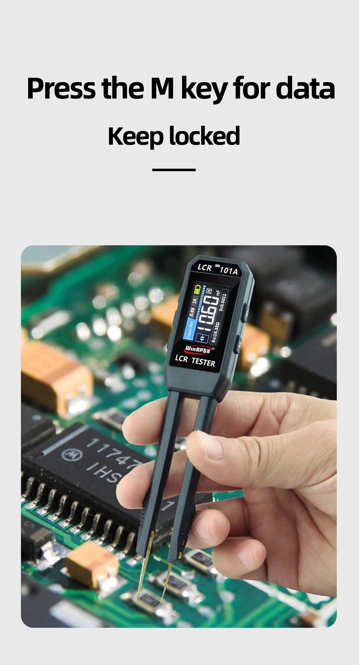 LCR101A Smart SMD Component Tester