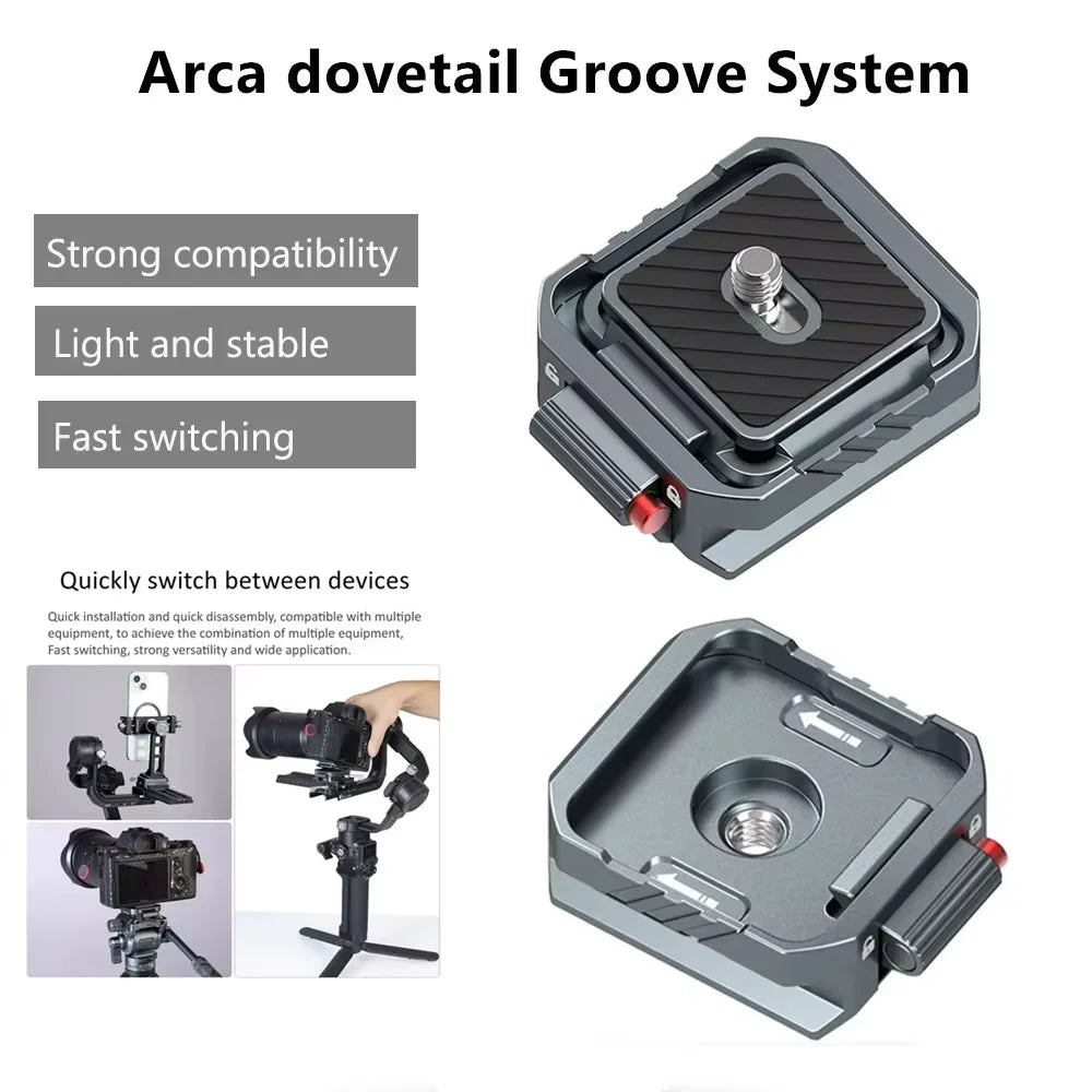 Arca-Style Quick-Release Camera Mount