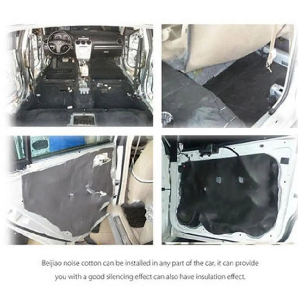 Sound Absorbing Panel Sound Pads Acoustic Panels Self Adhesive Acoustic Barrier for Car Studio Waterproof Sound Proof Padding