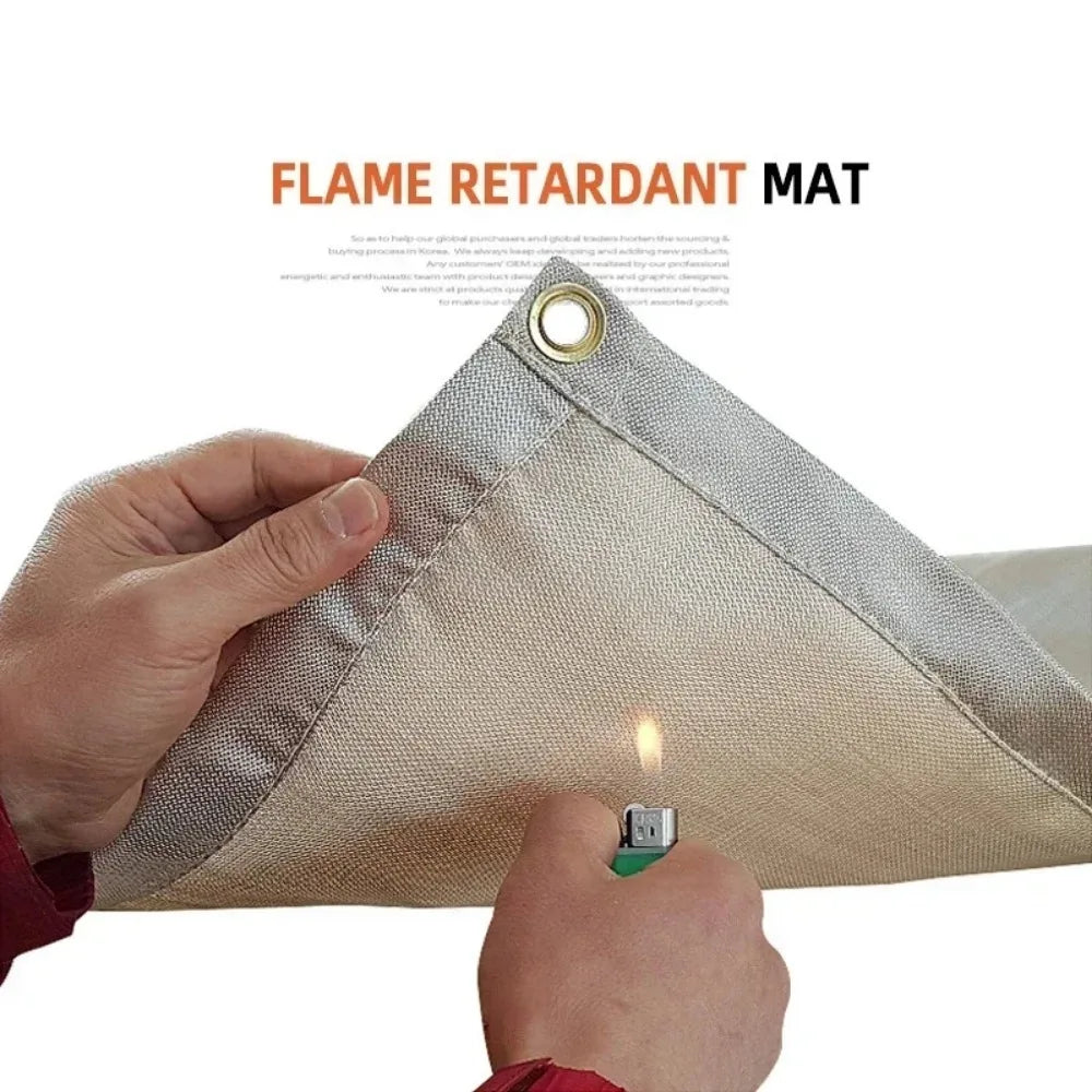 High Temperature Fire Blanket for Camping, Picnics and Barbecues