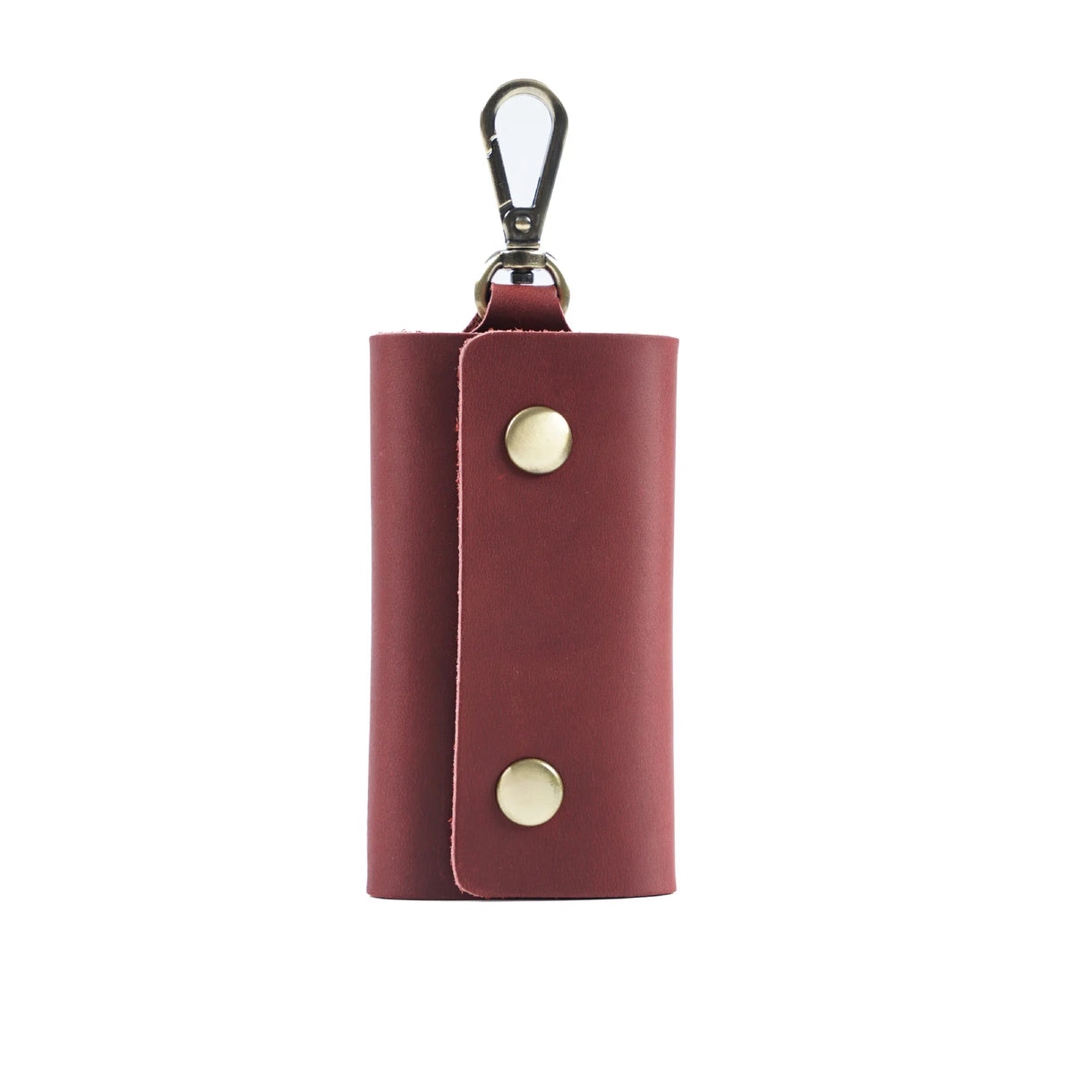Handmade Genuine Leather Key Holder - Men's Organizer Pouch with Card Slot, Housekeeper Key Case & Wallet (Gift Ready)