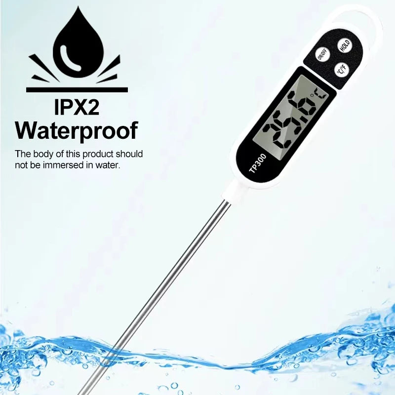 Digital Cooking Probe Thermometer, Celsius/Fahrenheit