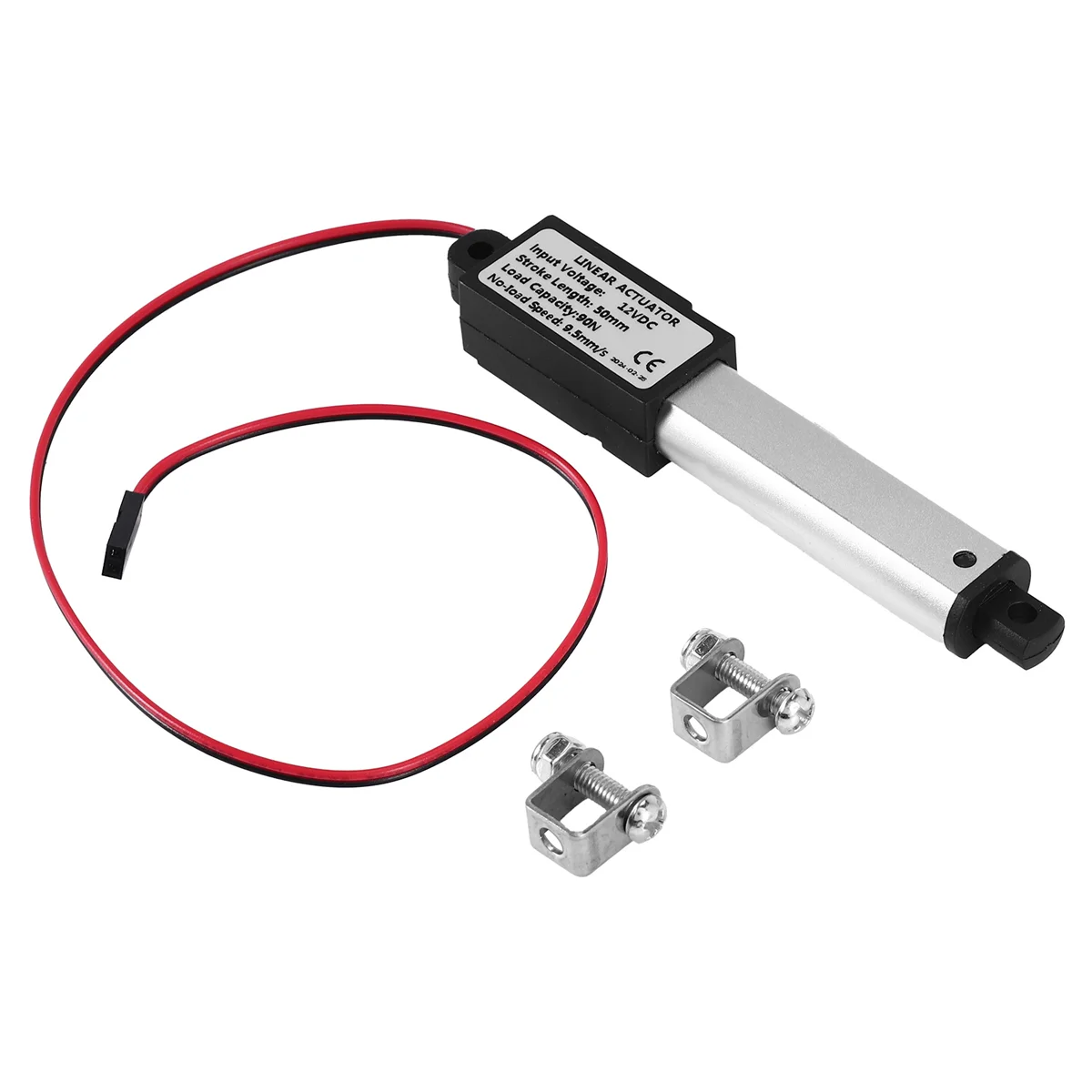 12V Mini Linear Actuator - 50mm Stroke, 90N