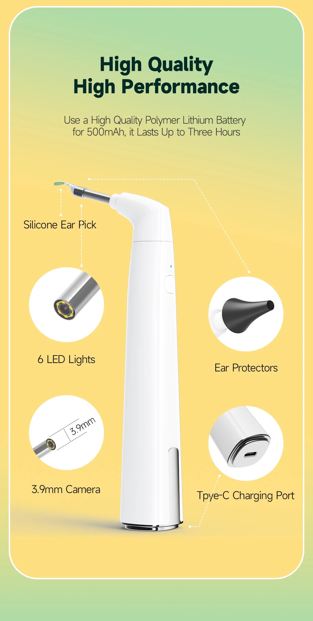 Wireless Otoscope - Camera and Accessory Options
