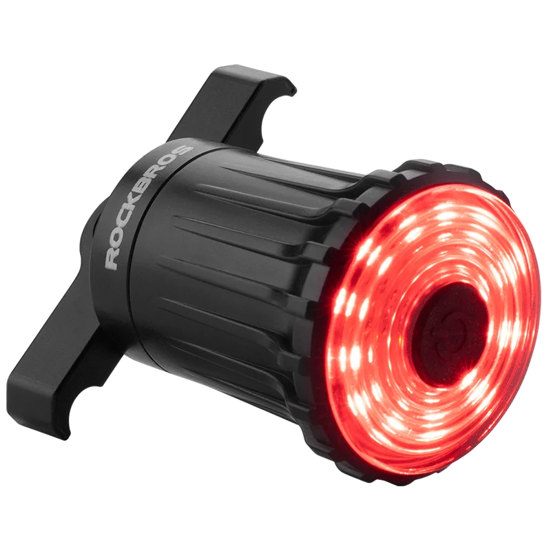 Feu arrière de vélo rechargeable avec détection de freinage et 7 modes  