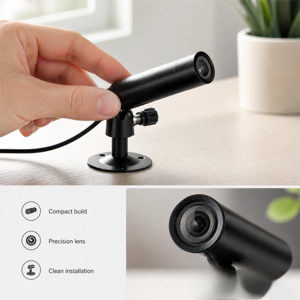 Mini Bullet Camera 1080P 30fps USB Type-C Drive-Free