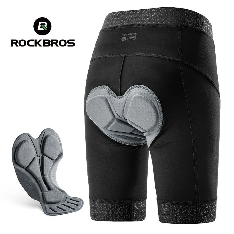Pantaloncini da ciclismo imbottiti da uomo, asciugatura rapida e traspiranti