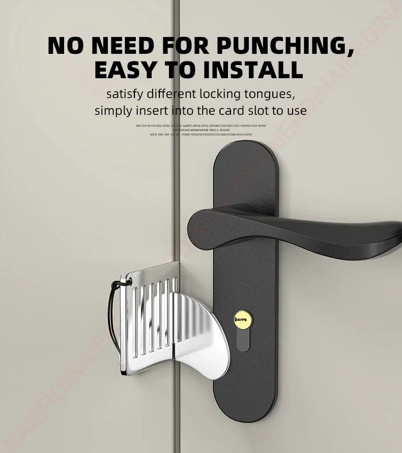 Stainless Steel Portable Door Lock