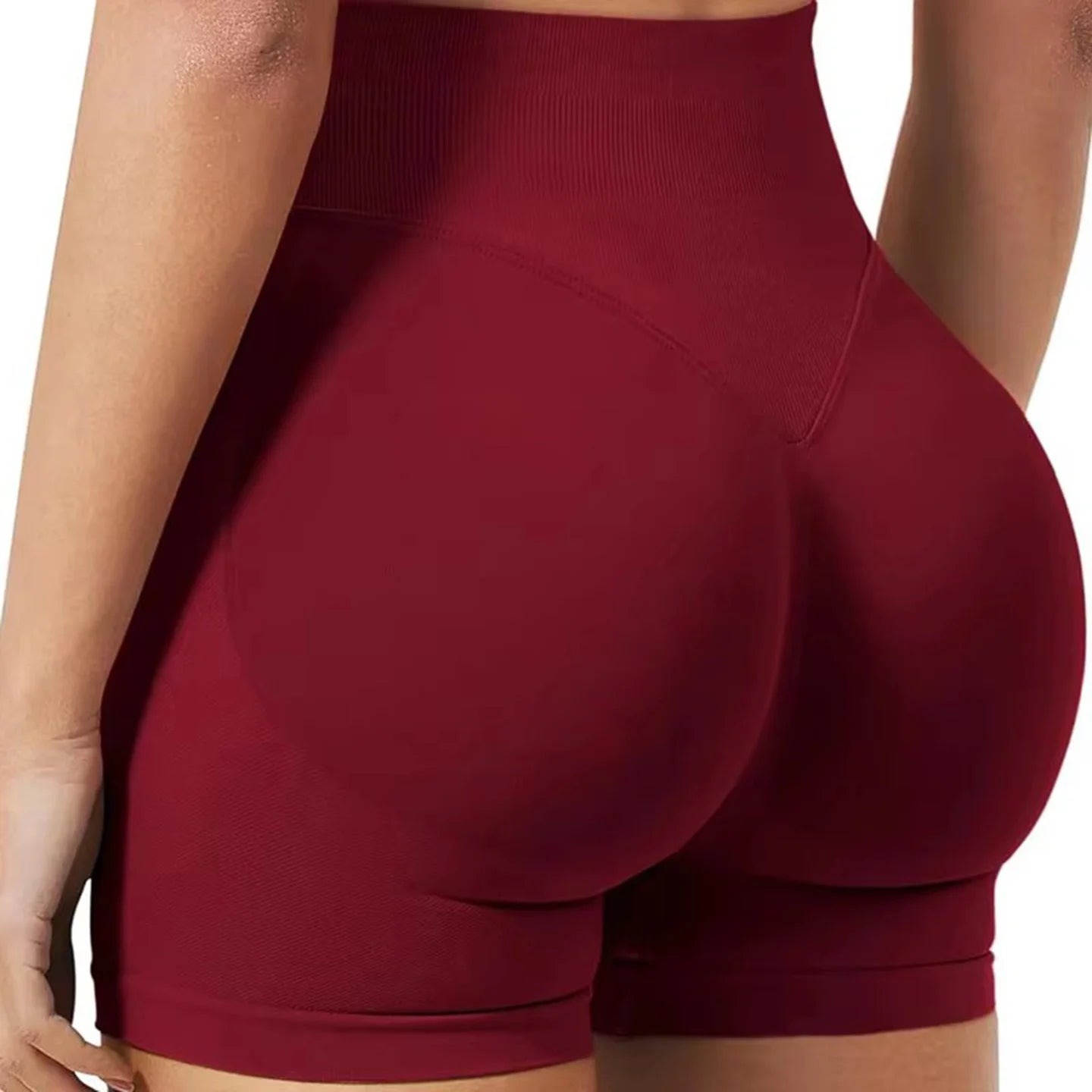 Women's summer shorts low waist seamless shorts gym shorts yoga shorts running shorts and high stretch cycling training shorts 