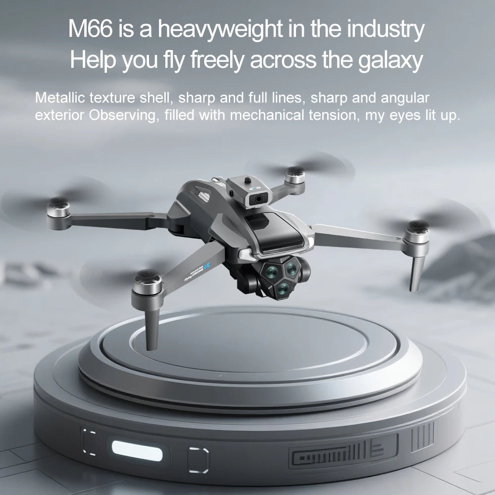 2025 New M66 Drone HD Folding Remote Control With Camera And Screen 5G FPV Camera Quadcopter Brushless Motor RC Quadcopter 