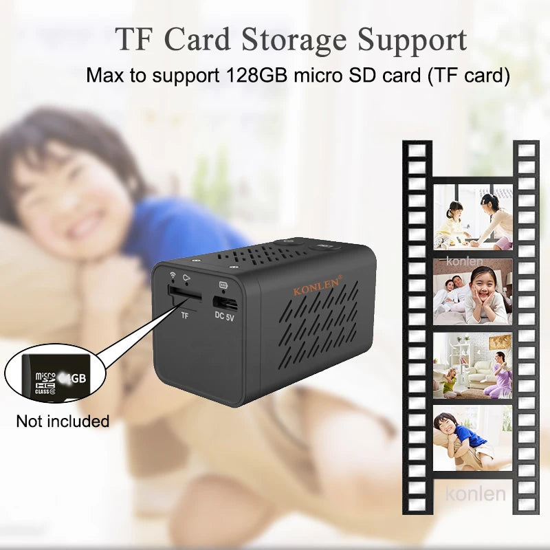 Smart Life Mini WIFI Battery IP Camera Tuya Small Body Nanny Monitor Wireless 1080P Home Google Alexa Video Security Protection