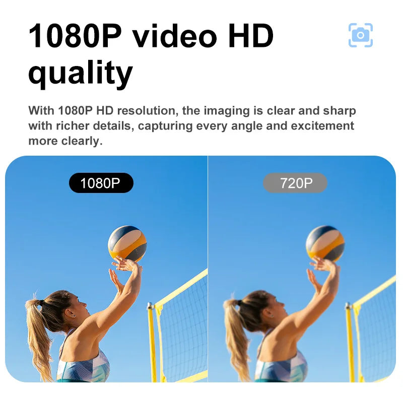 Mini 1080P WiFi Security Camera with Motion Alerts