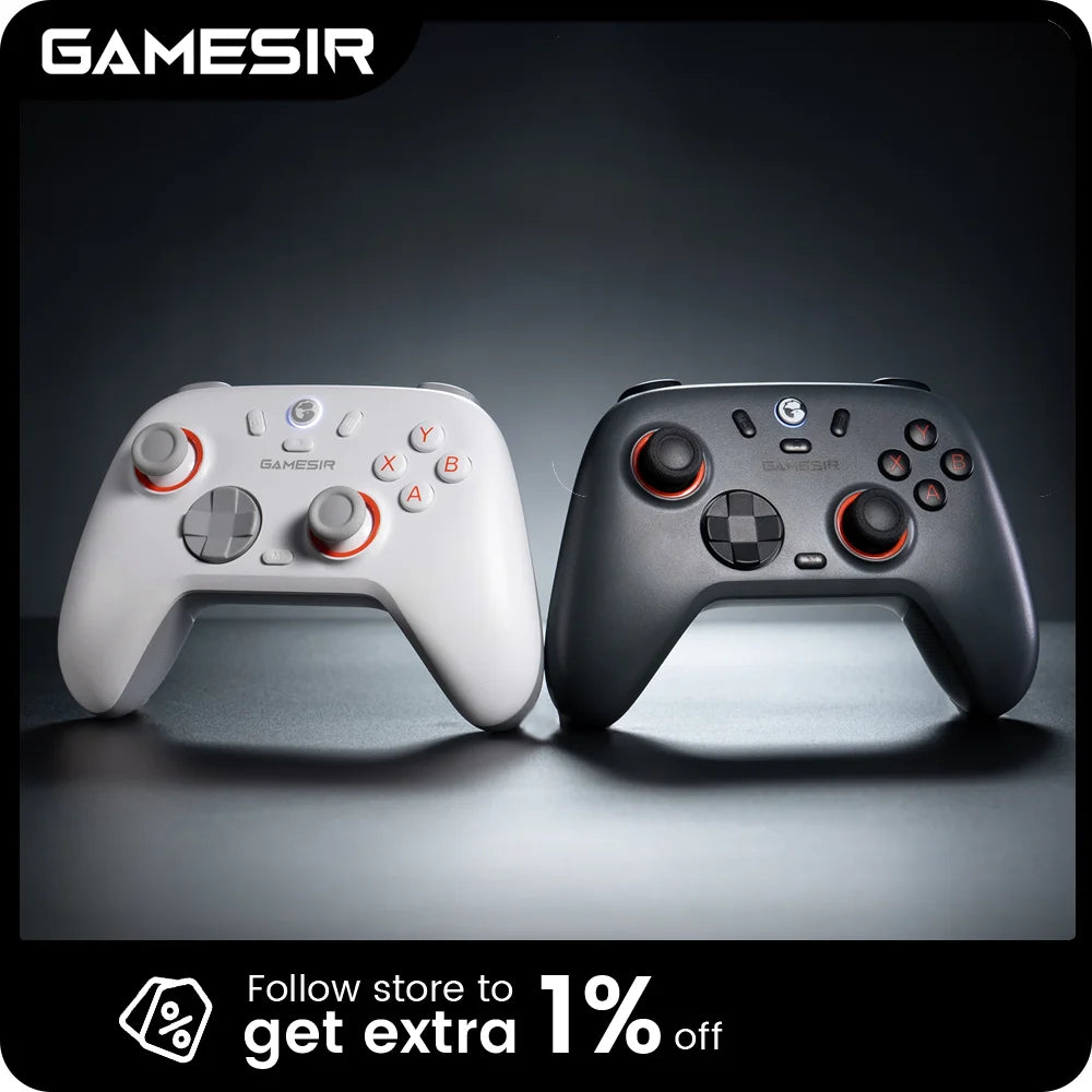 GameSir Nova Lite 2 Wireless Switch Controller, Hall Effect Gamepad for Nintendo Switch, PC, Steam, Android Phone, iPhone