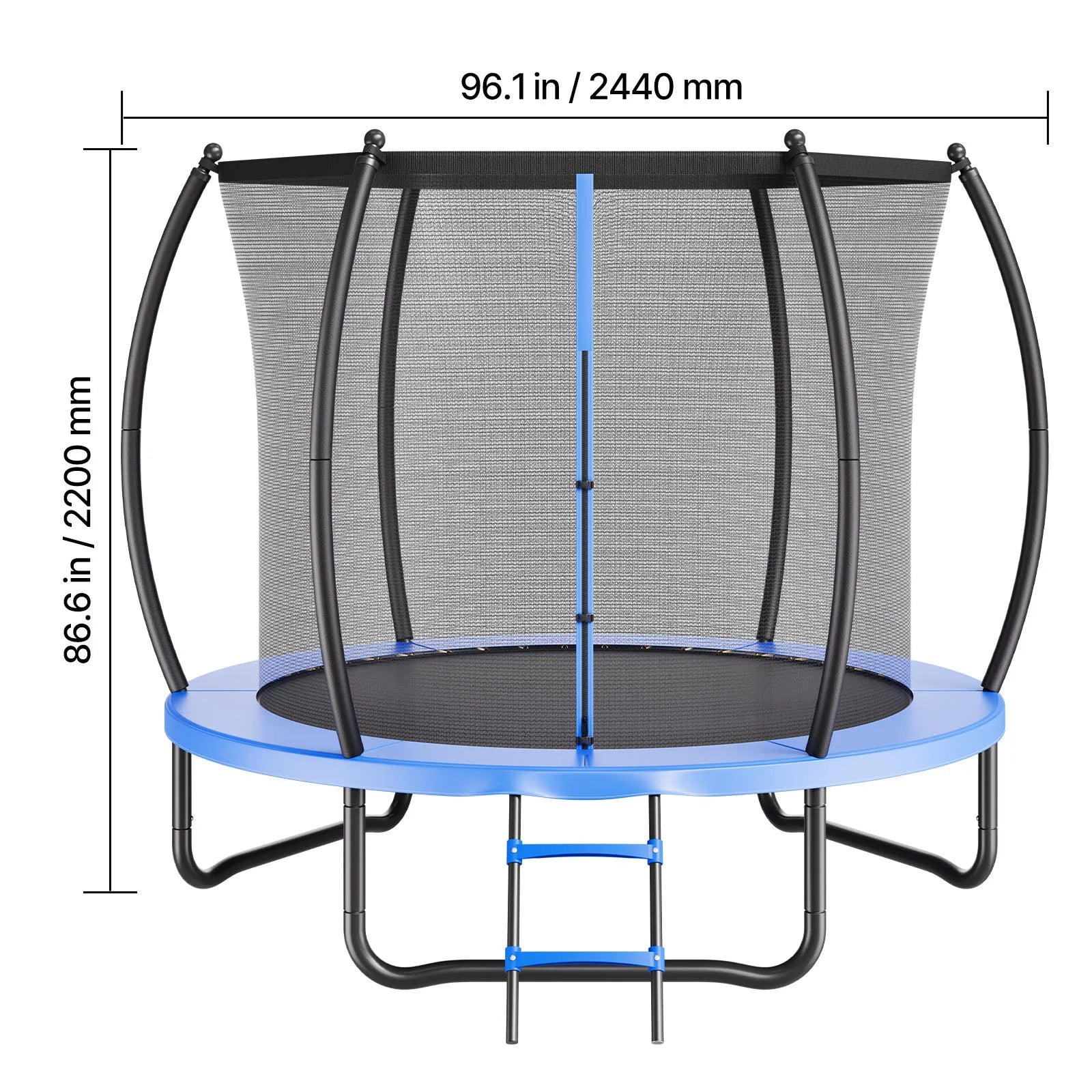Vonkajšia trampolína s ochrannou sieťou 8–14 FT, odolná sada pre deti