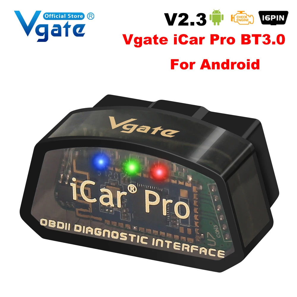 Vgate iCar Pro elm327 V2.3 OBD 2 OBD2 Car diagnostic Tools WIFI Bluetooth 4.0 for Android/IOS BT3.0 For Android ODB2 Car Scanner 