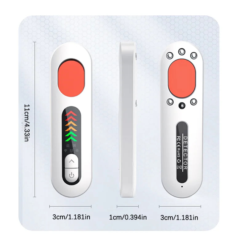 Smart Detector with Night Vision, LED Display, GPS Tracking and Camera Detection
