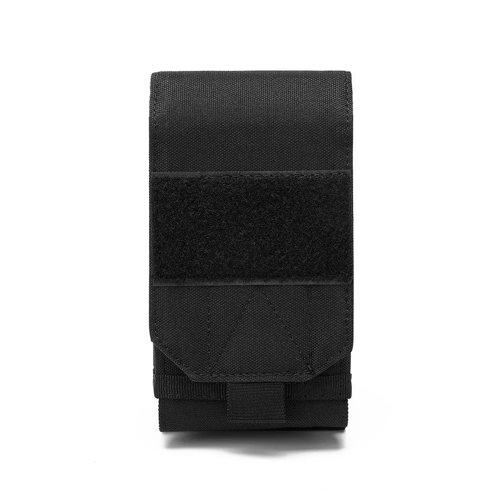 Dvojitý MOLLE laserové puzdro na telefón, taktické opasok EDC, puzdro na opasok, držiak, bedrové doplnky, taška Outdoor kempovanie, mobilný telefón, balíček