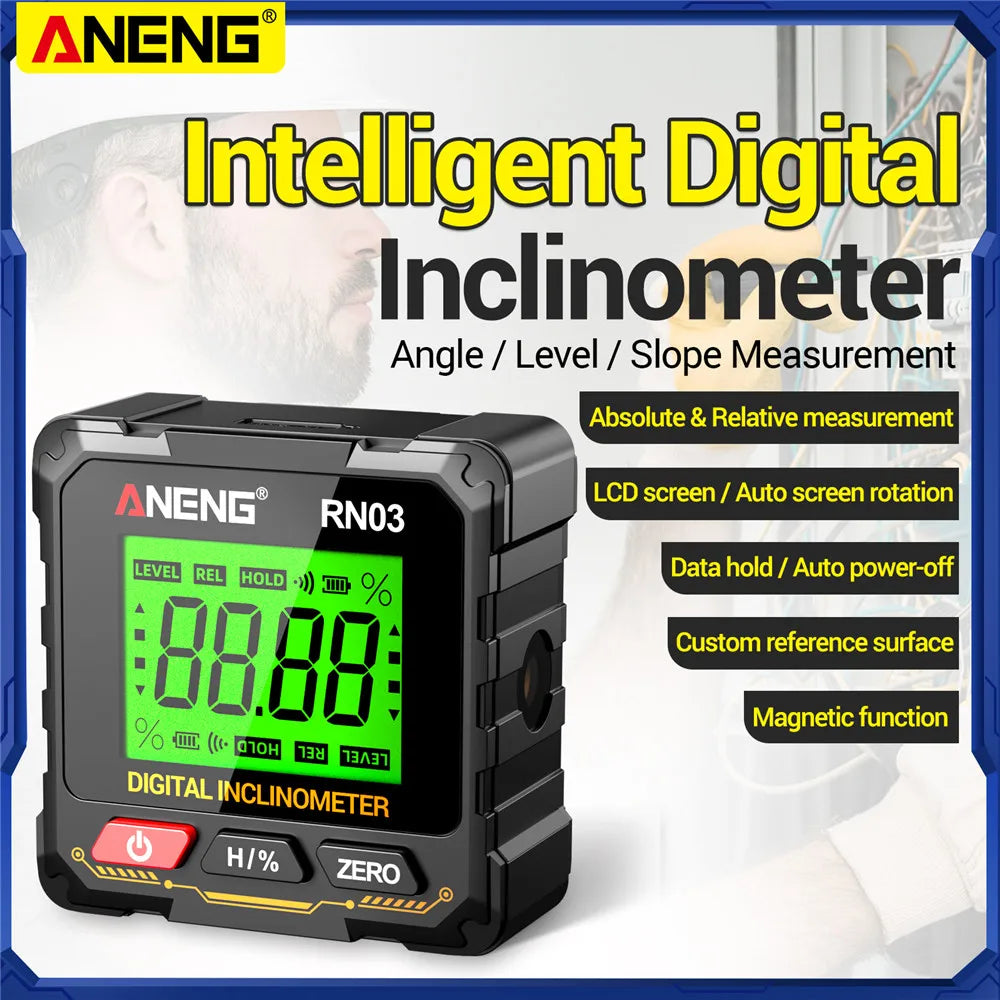 RN02/RN03 Rechargeable Magnetic Digital Angle Gauge