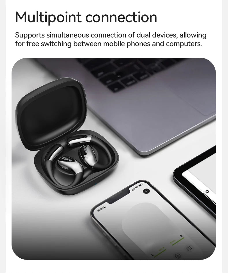 [AI Translator Earphone]MINISO X28 Wireless Headphones Bluetooth 5.4 HiFi IPX5 Waterproof Sports Bass Powerful 16H Battery Life 