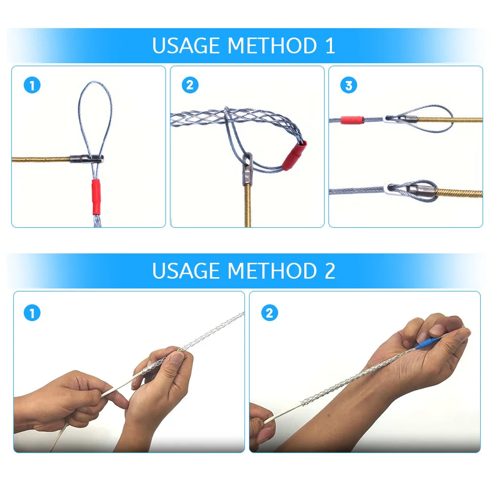 Cable Pulling Mesh Grip - Diameter Options