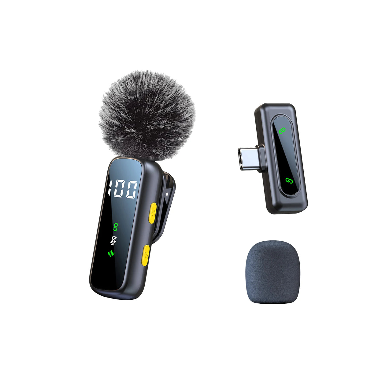Wireless Lavalier Microphone for USB-C Devices