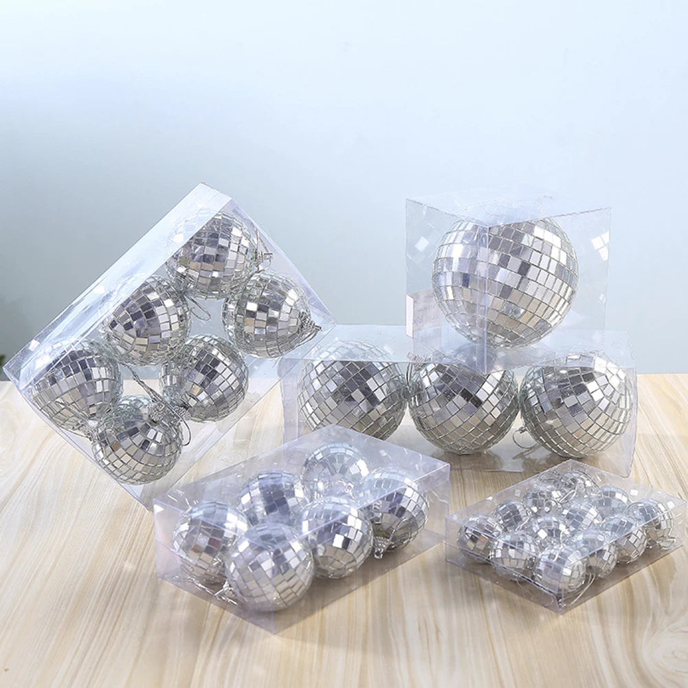 Reflective Mirror Balls for Parties and Festive Decor