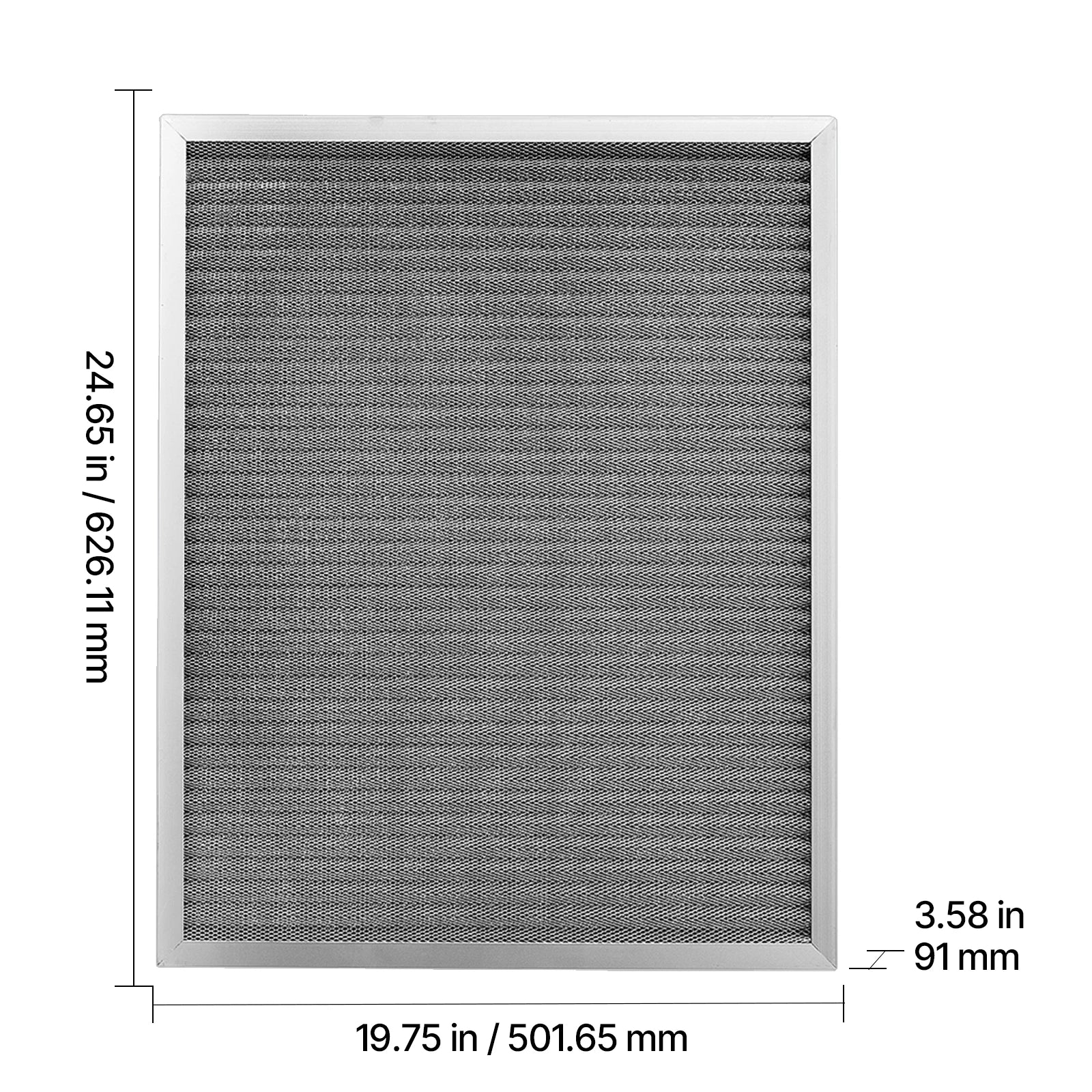 SucceBuy Electrostatic Air Filter Washable & Reusable Aluminum AC/HVAC Furnace Filter MERV 8 Long Lifetime Home or Office