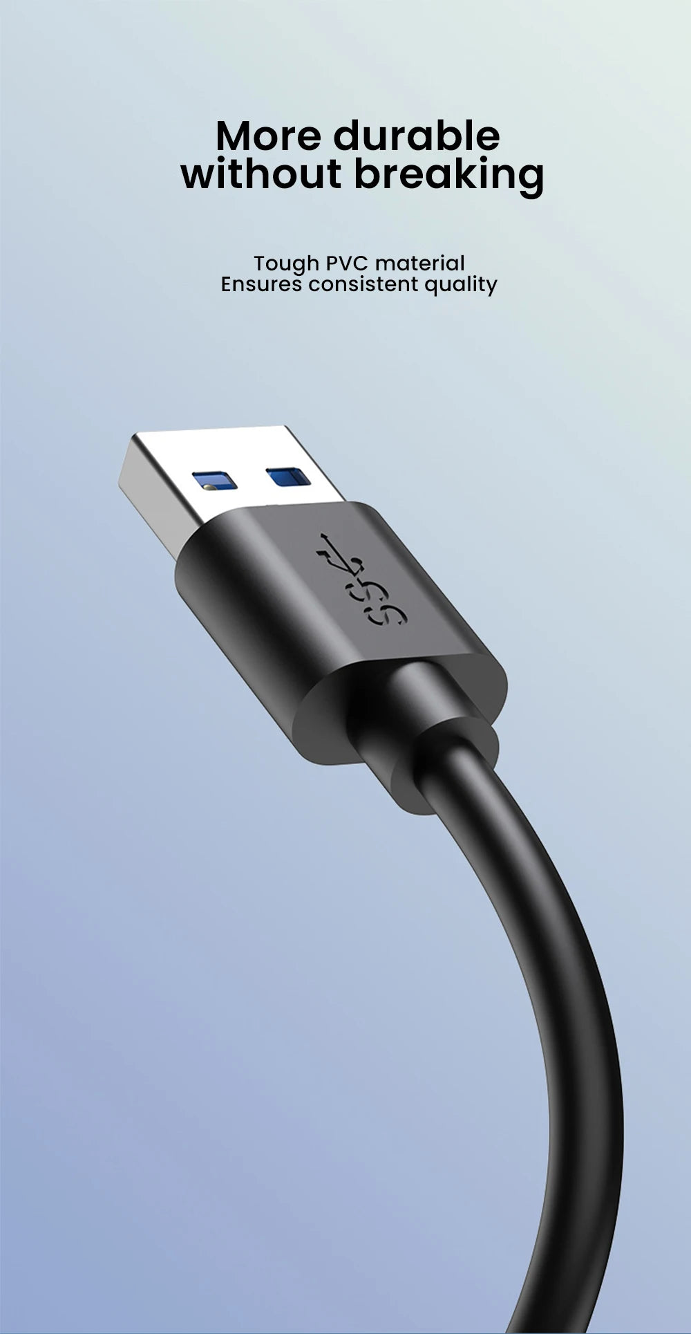 Fünf-Port USB-Hub - USB-A oder USB-C