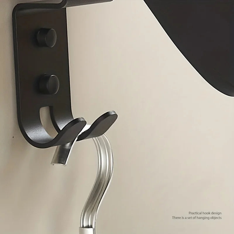Wall-Mounted Motorcycle Helmet Holder