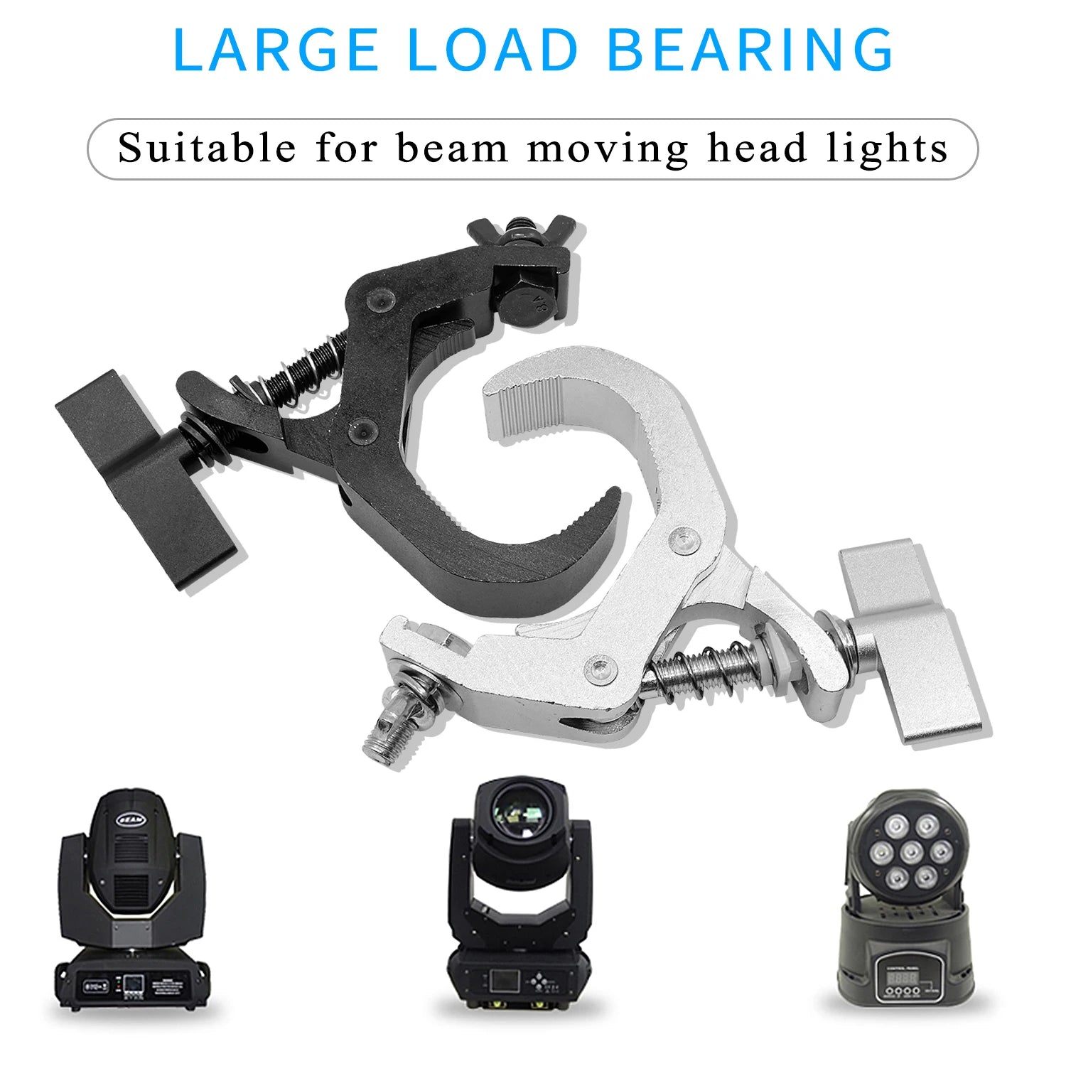 Durable Heavy-Duty Stage Light Hook Clamp Set