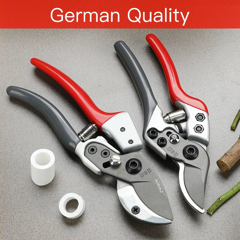 PTFE-Coated Bypass Garden Pruning Shears