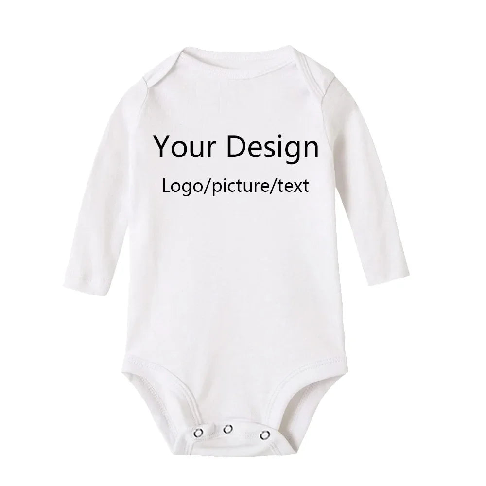 Custom-Print Baby Bodysuit – Sleeve and Design Options