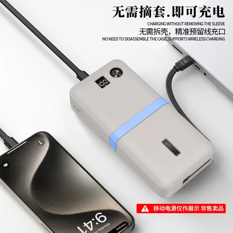 Silicone Case for Anker 20000mAh 87W A1383 Power Bank
