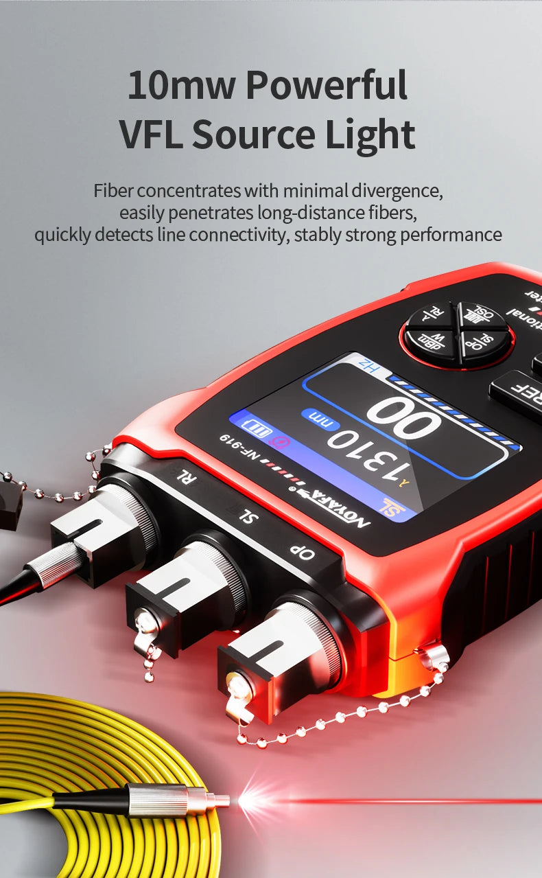 NF-919 Optical Power Meter, Light Source and VFL