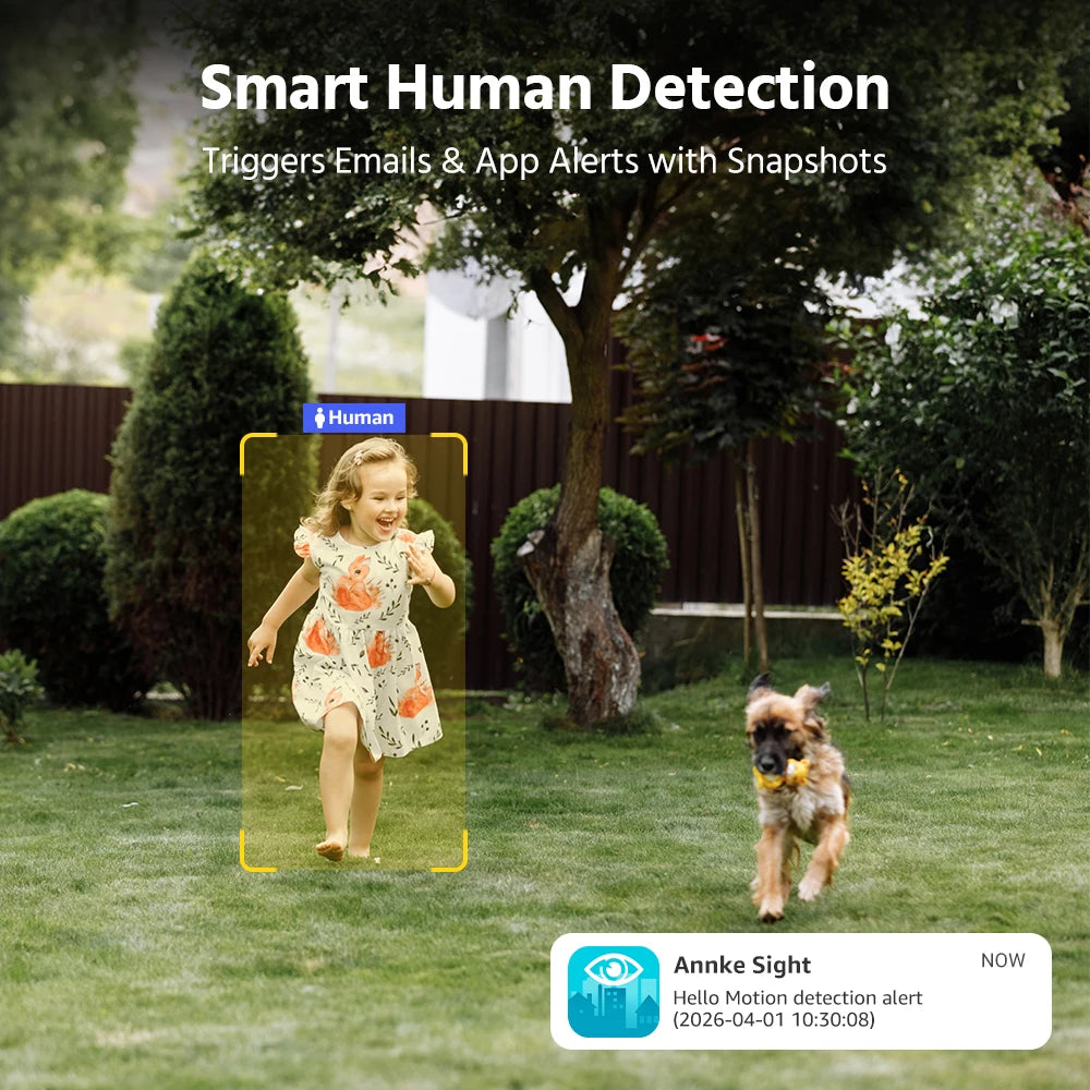 ANNKE 16-Channel Wireless NVR 4MP Dual-Lens Security System