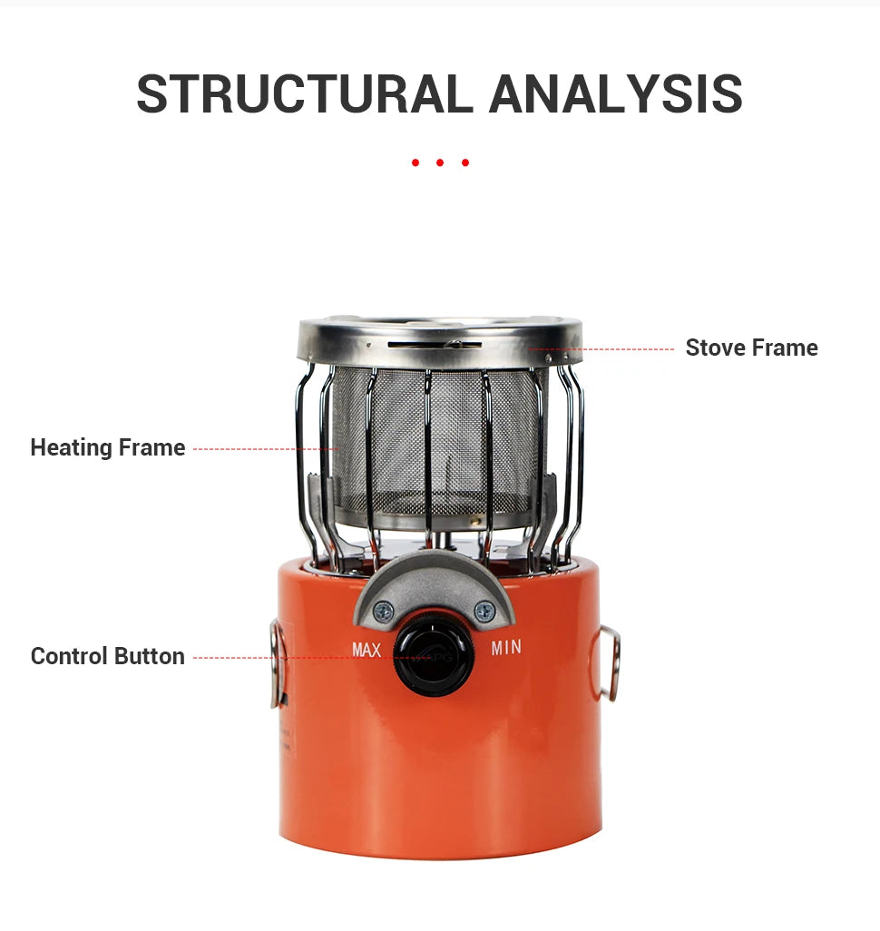 WESTTUNE Outdoor Gas Stove for Cooking and Heating