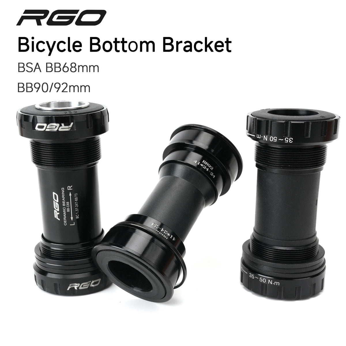 BSA 68 Bottom Bracket in Alloy, 24 mm Spindle, Threaded Cups