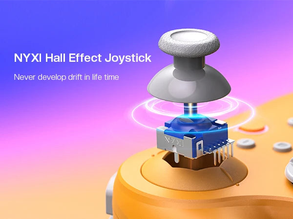 Kabelloser Gamecontroller für Switch, PC & GameCube mit Hall-Effekt-Sticks