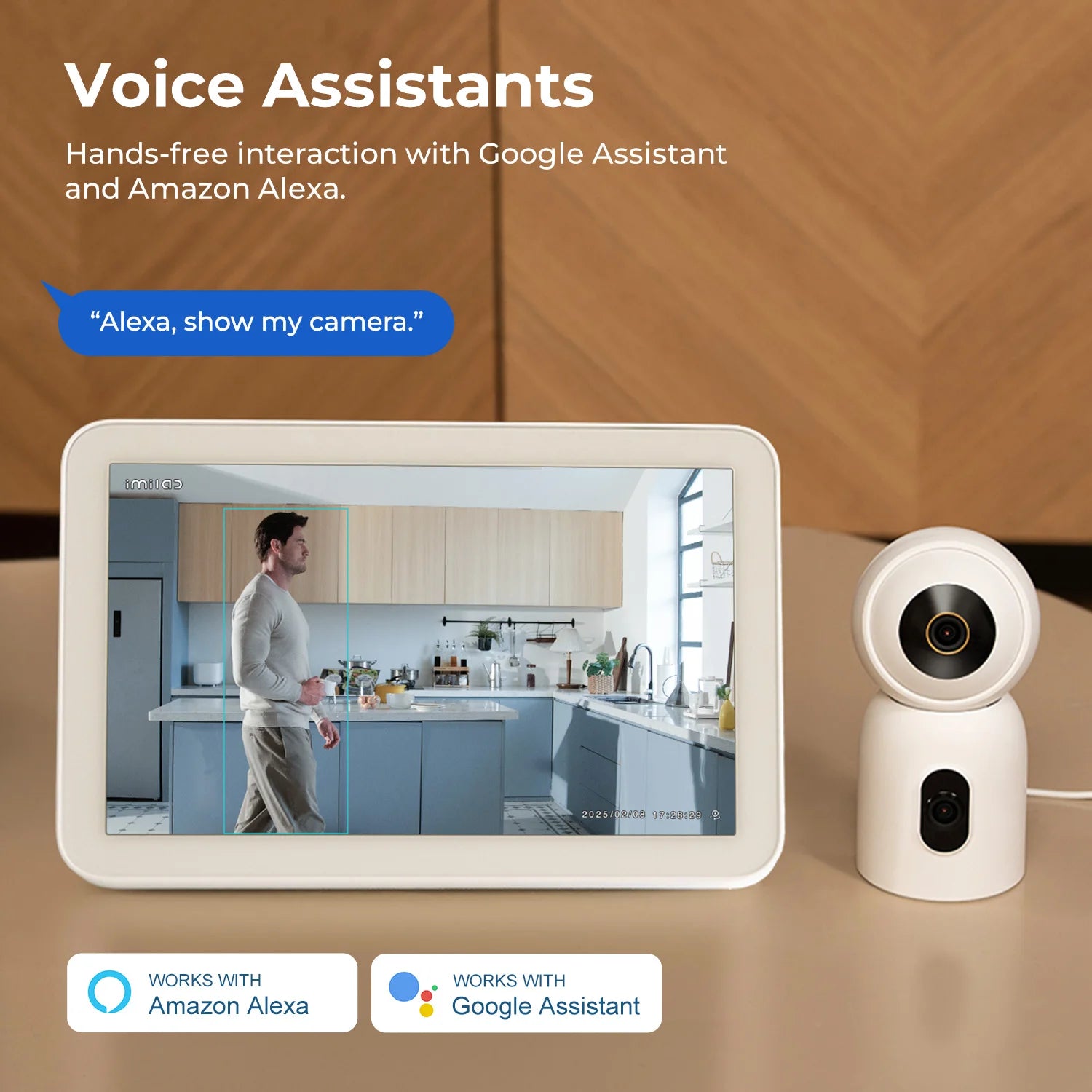 IMILAB C30 Dual 3K Indoor Security Camera with 360° Coverage