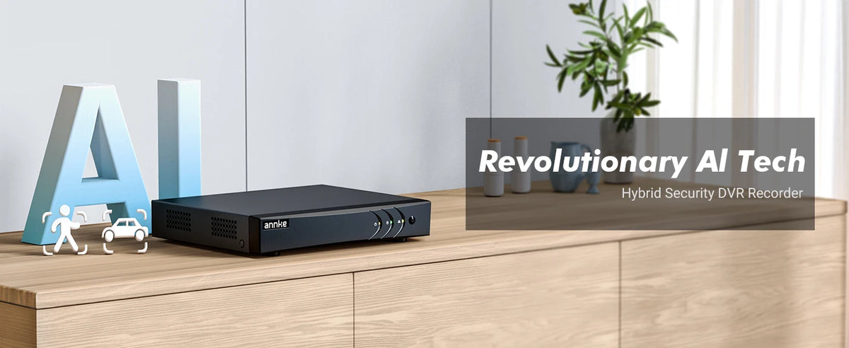 8CH 5-in-1 DVR 3K Lite 5MP Recording, H.265 Pro+ Compression, Motion Detection 2.0, Remote Access