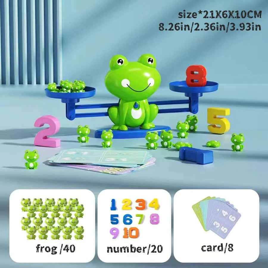 Frog Balance Scale Maths Activity Toy