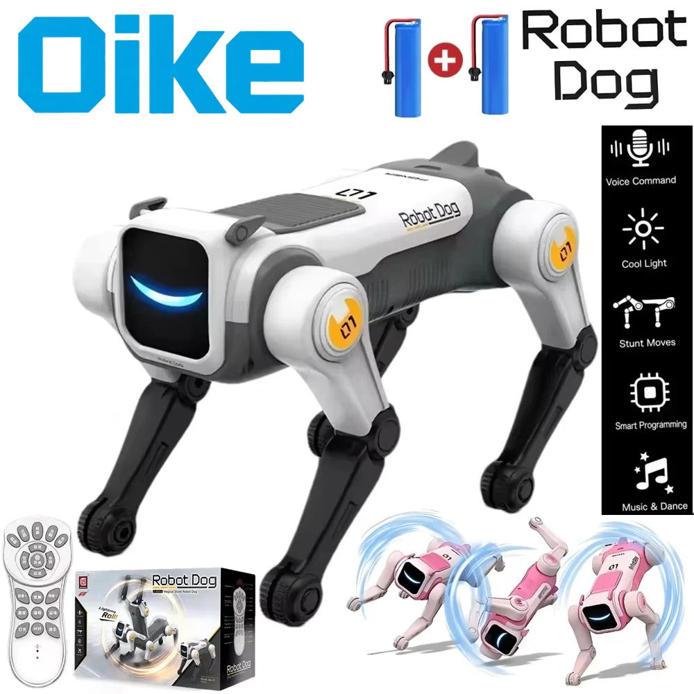 RC Mekanisk Robot Hund med Stemmekontrol og Tricks