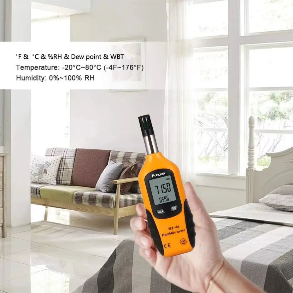 Multimetru digital de temperatură și umiditate HT-86