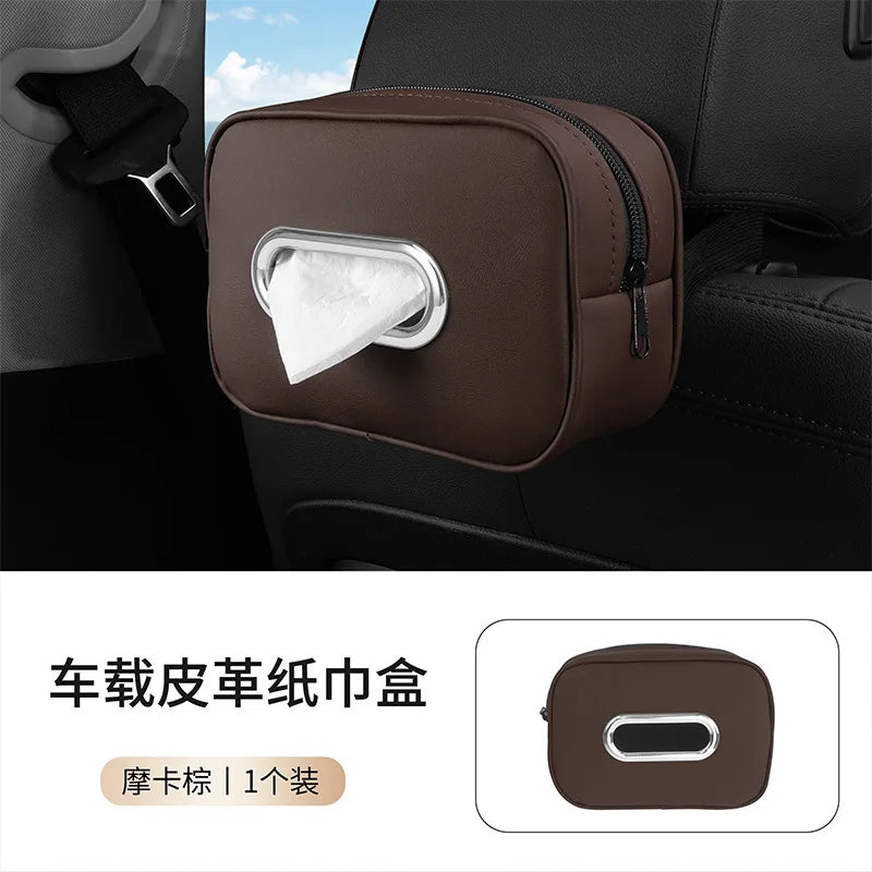 Car Seat-Back Organiser with Tissue Storage