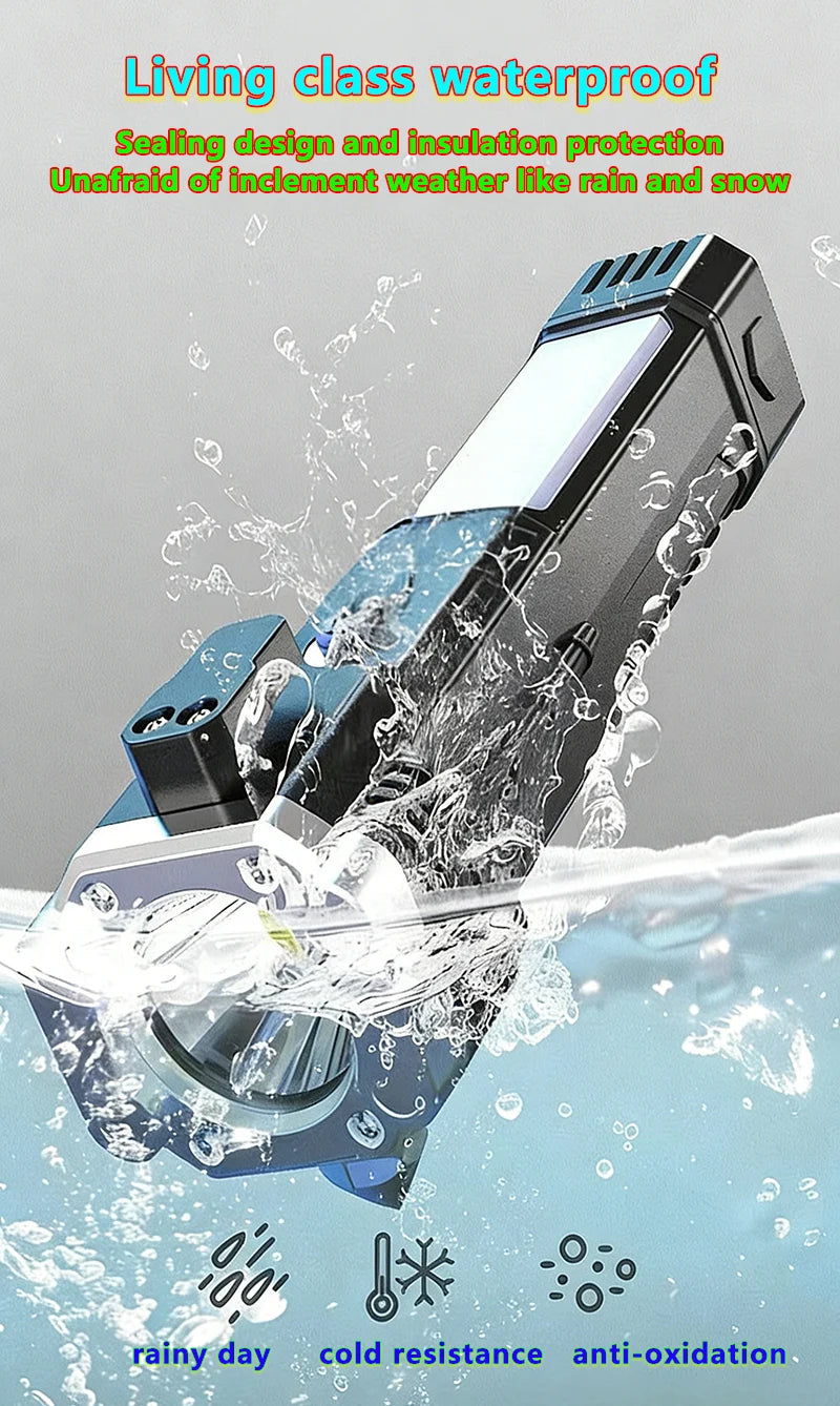 Rechargeable Vehicle Work Light with Glass Breaker