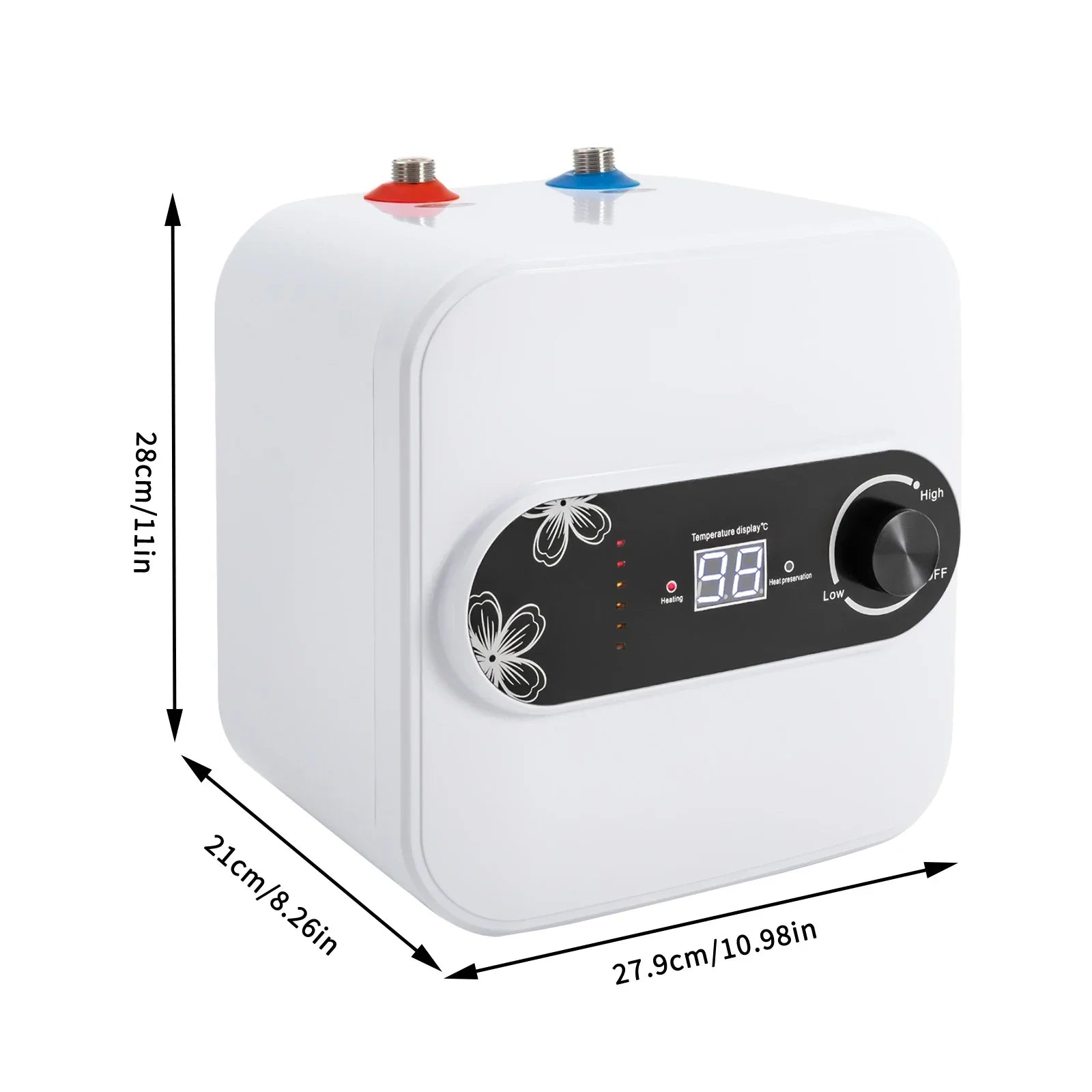 Mini ohřívač vody 2,1 galonu 1500W 110V pod dřez