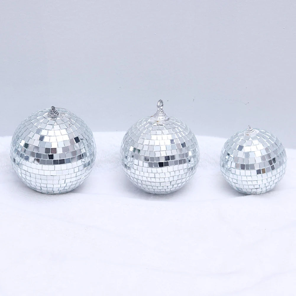 Reflective Mirror Balls for Parties and Festive Decor