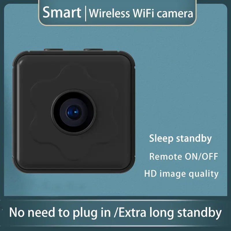 Mini WiFi biztonsági kamera 1080P távoli megfigyeléssel és hosszú akkumulátor-üzemidővel